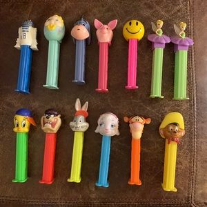 13 Assorted Pez Dispensers